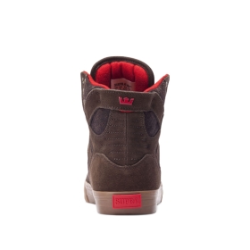 Supra Mens SKYTOP Brown/Gum High Top Shoes | CA-12285